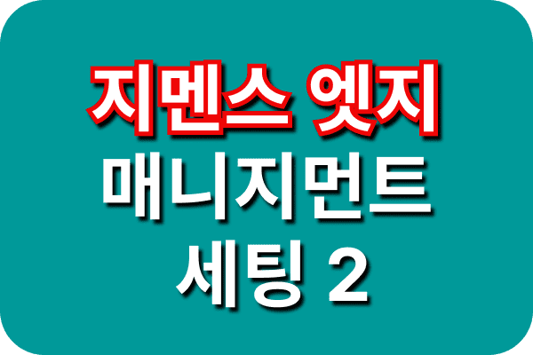 지멘스 엣지 매니지먼트 구성 방법2, VMWARE 설치 